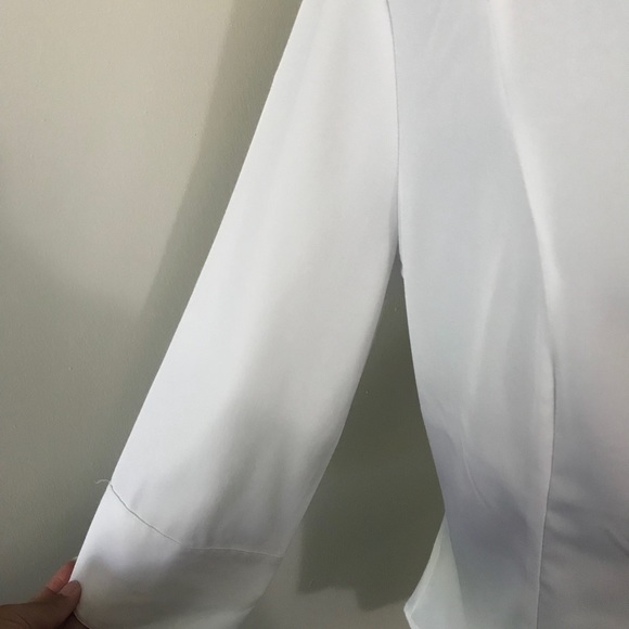 Cato White Button Down Blouse. Size Large. - Picture 3 of 6